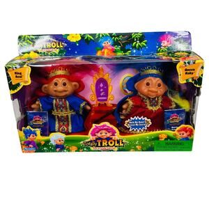 VTG 2001 Playmates Totally‎ Trolls King Azul & Queen Ruby Boxed Set